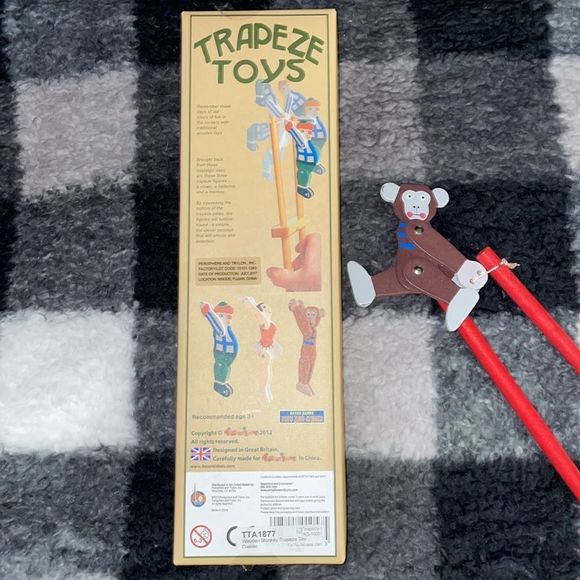 Trapeze Toys Toys Trapezemonkey Wooden Toy Flips New Poshmark